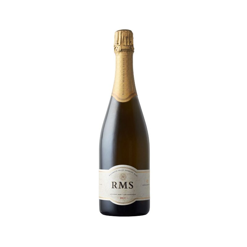 A bottle of ROCO RMS 2015 Brut.