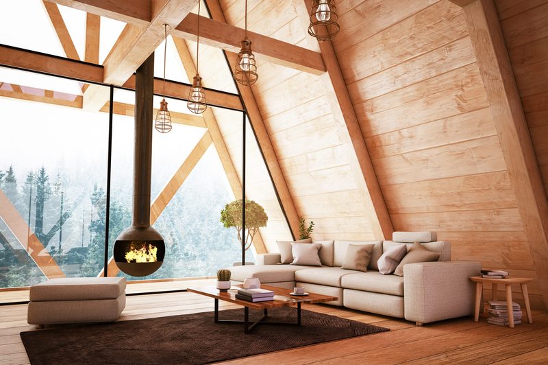 rustic modern home