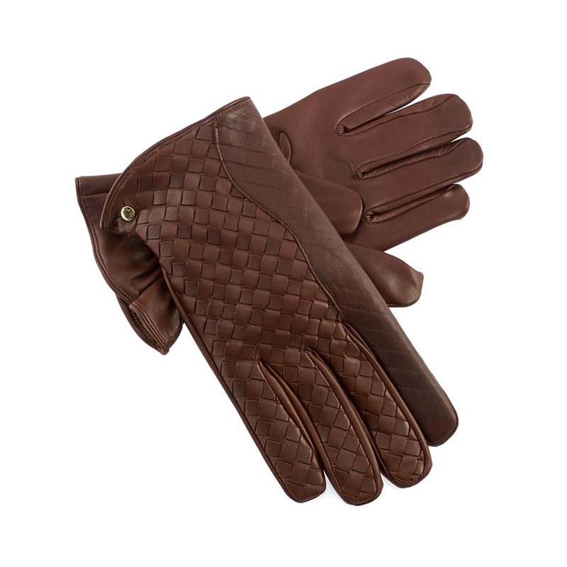 Scully and Scully Leather Criss-Cross Gloves