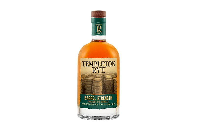 Templeton Rye Barrel Strength Straight Rye Whiskey 2019 Edition
