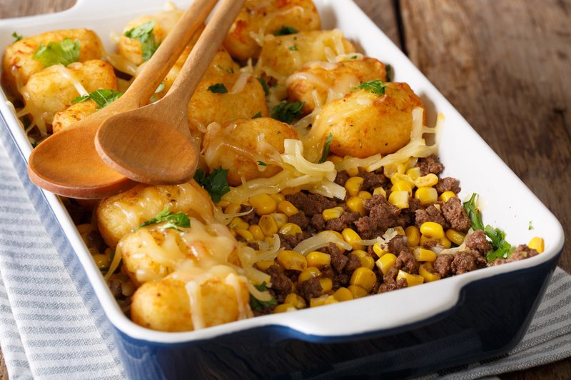 beef tater tot casserole