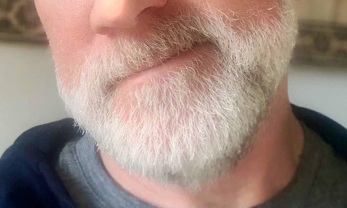 John Jones after beard growth