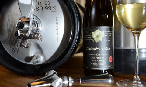 Keg wine from Settembre Cellars.