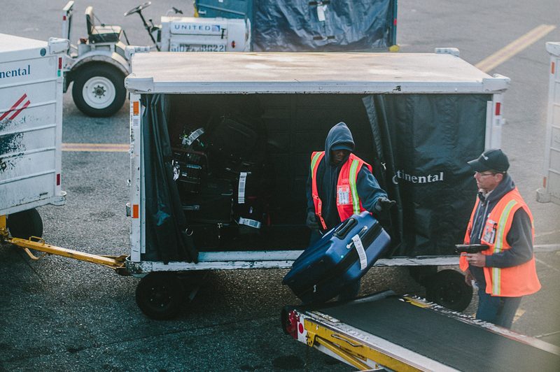 luggage at airport