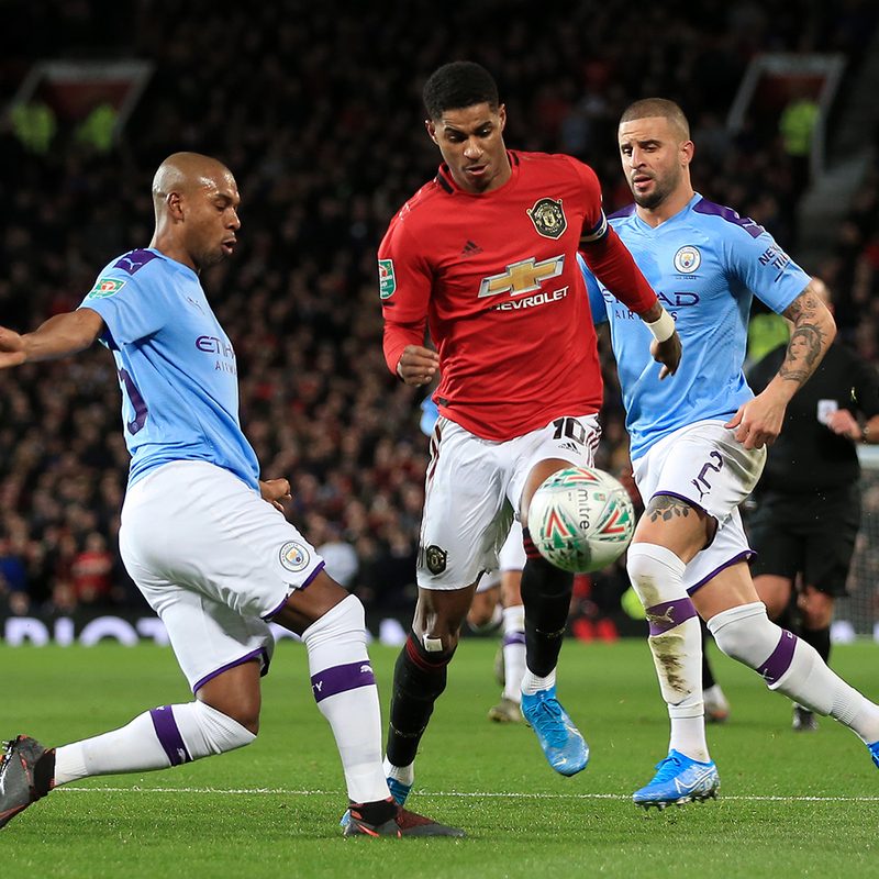 Manchester United v Manchester City Carabao Cup Semi-Final 2020 soccer