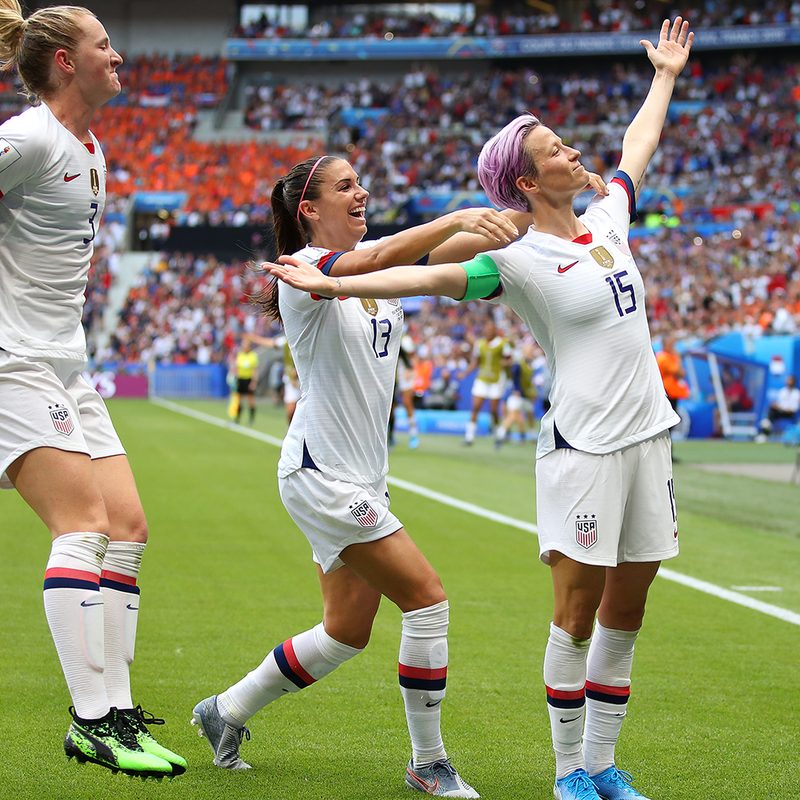 Megan Rapinoe USA v Netherlands 2019 FIFA Women's World Cup France Finals soccer