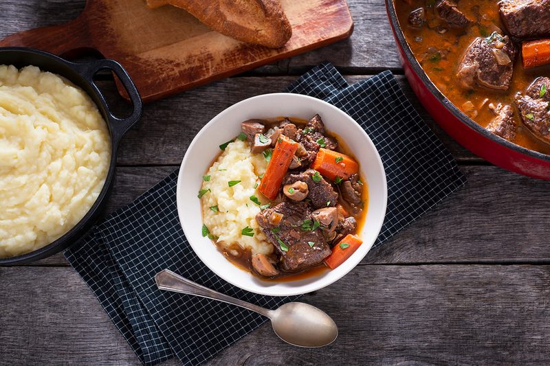 boeuf bourguignon recipe sides