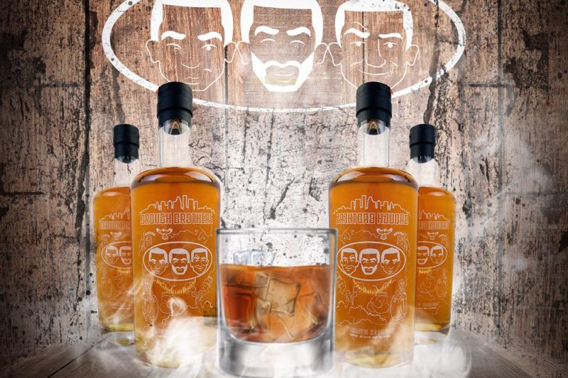 Brough Brothers whiskey bottles