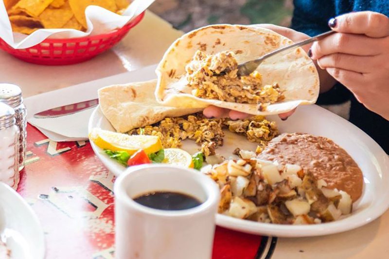 gueros taco bar breakfast taco