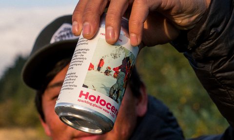 holocene sparkling glacier water