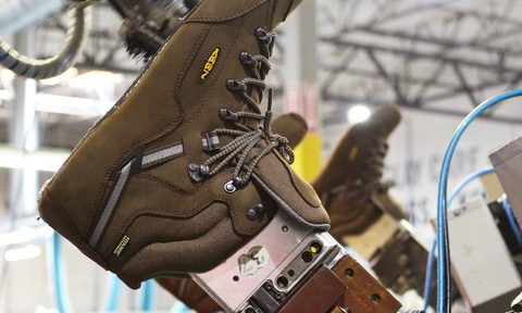 Keen Portland factory shoe close-up