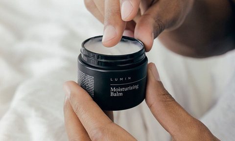 Lumin Skin Care Premium-Grade Moisturizing Balm Application