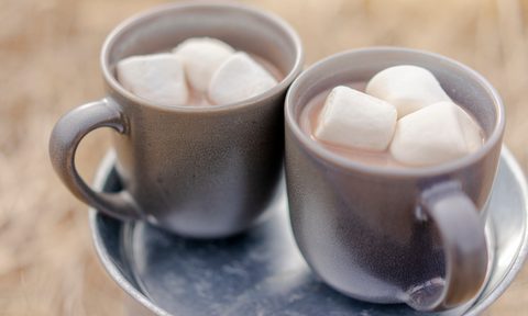 Hot chocolate with marshmallows