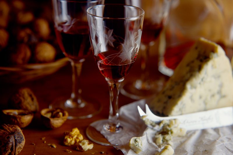stilton and port