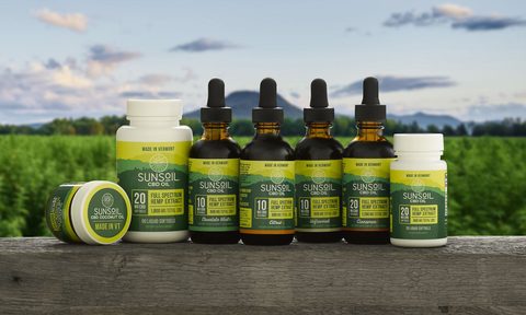 Sunsoil CBD oil product line