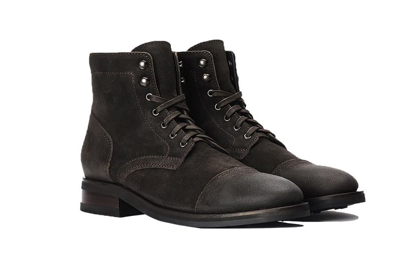 Thursday Boot Company Captain Boot in Dark Olive Suede
