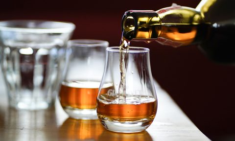 Whiskey in a glass