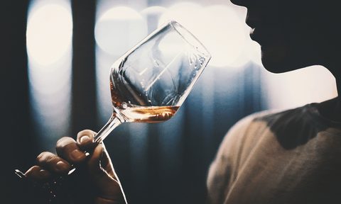 white wine cellar aging