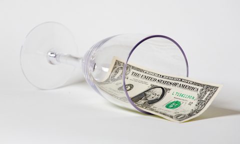 wine tariff glass money