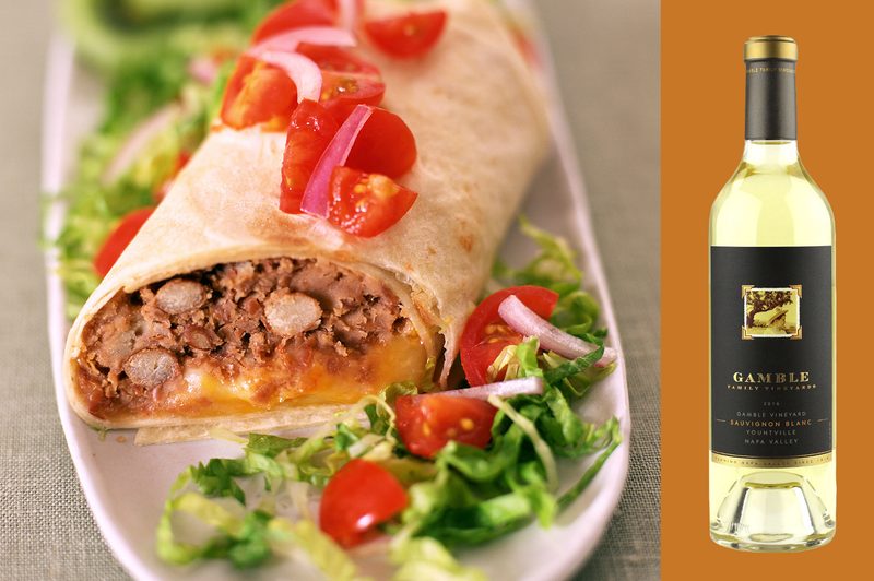 bean and cheese burrito