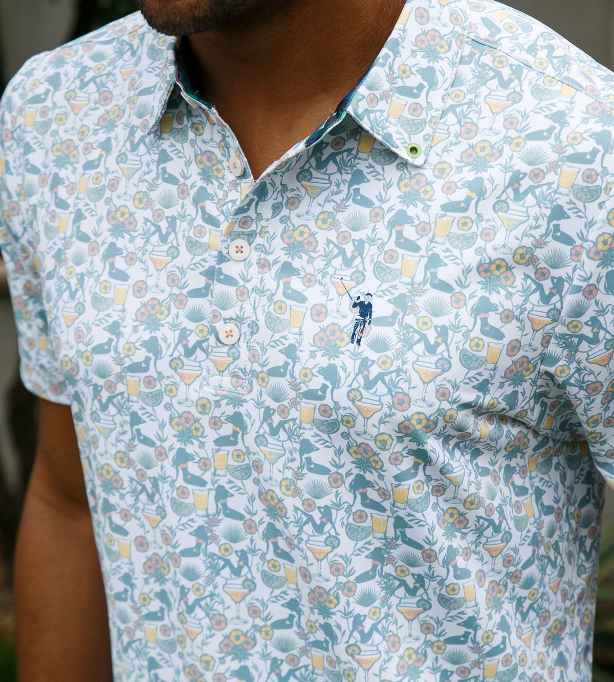 chicas n floritas white polo from william murray collection