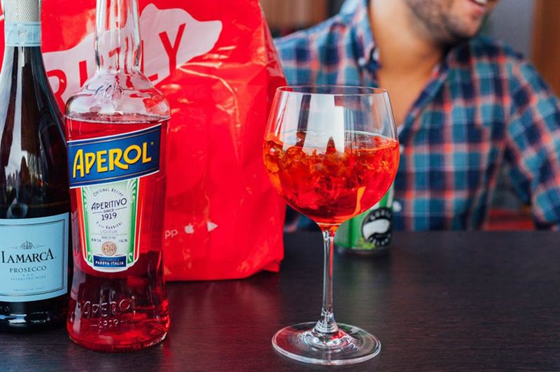 drizly alcohol delivery bag