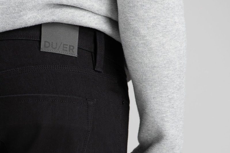 duer black denim