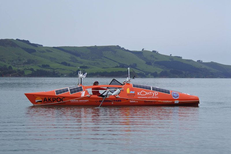 Fedor Konyukhov Testing Rowboat Akros