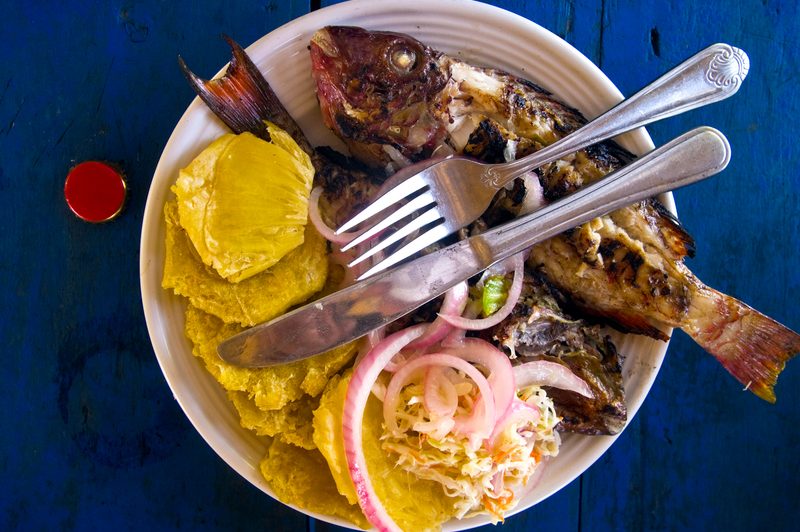 hatian food plantains relish