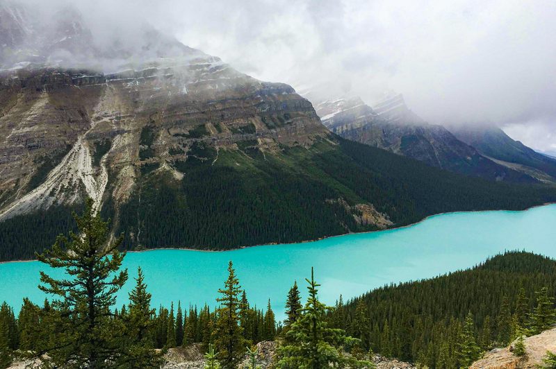 jasper national park in the summer