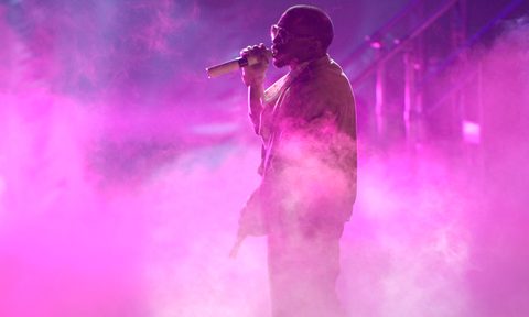 kanye west performing at the BET awards