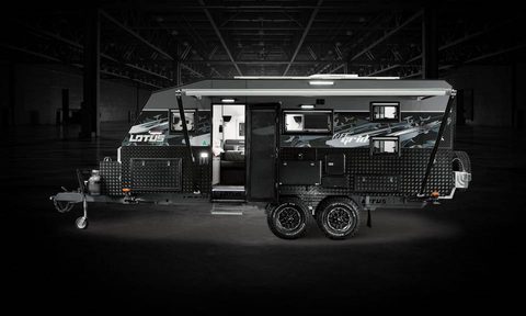 lotus caravans off grid 2020 overlanding vehicle offgrid exterior profile