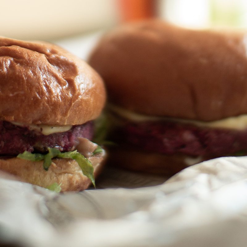 veggie burger beet