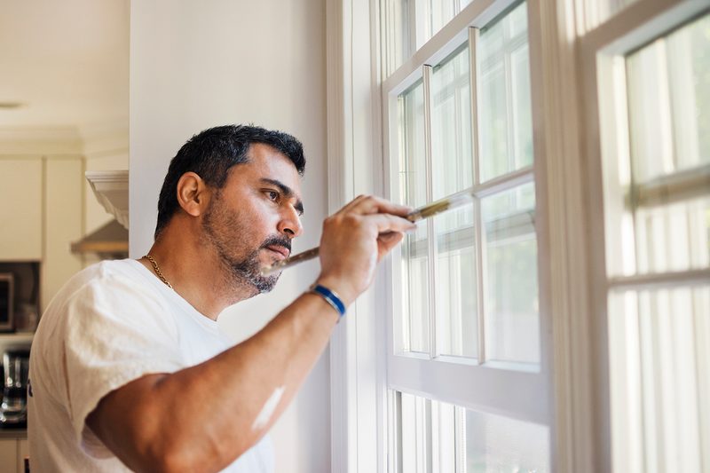 diy home projects window sill painting