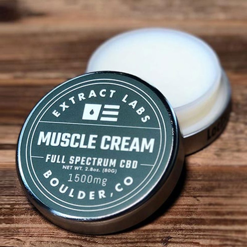 Extract Labs CBD Muscle Cream.