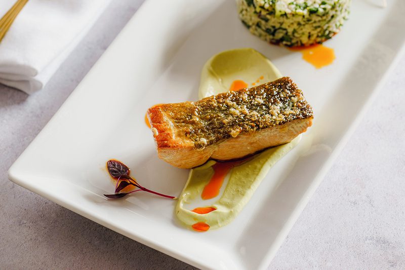 Grilled-Salmon-with-Tahini