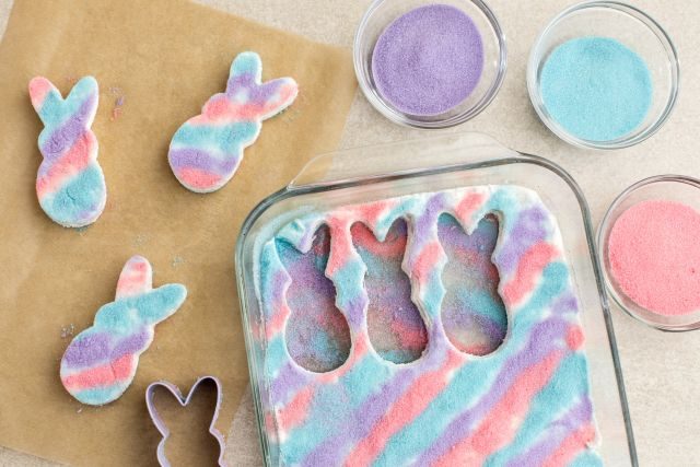 homemade easter marshmallow sugar