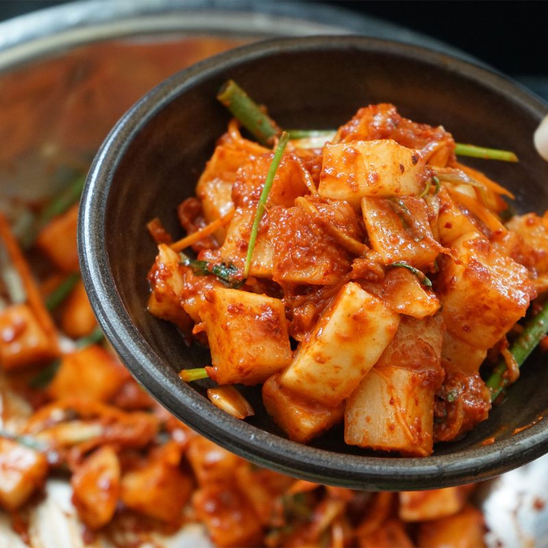 Kimchi in a bowl