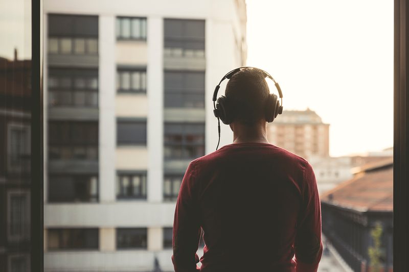 listening music isolation headphones