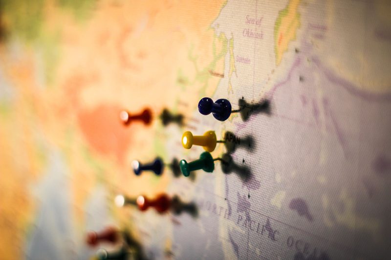 map pins