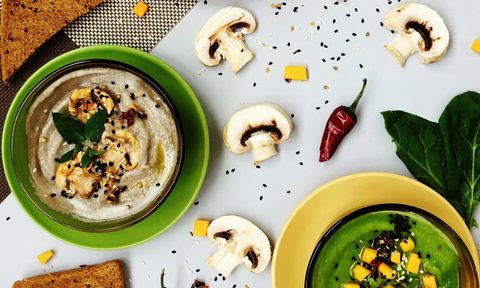 mushroom dishes and food
