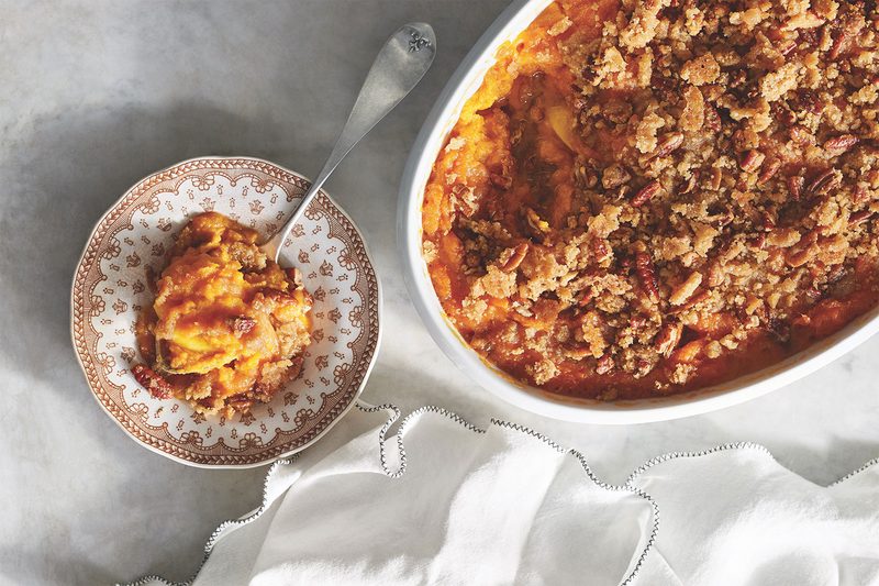 Peach Sweet Potato Casserole