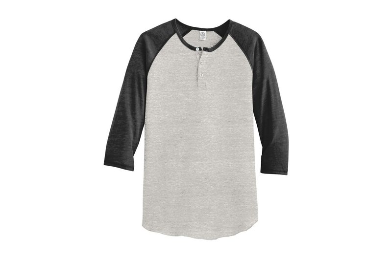 Alternative Apparel Raglan Henley shirt