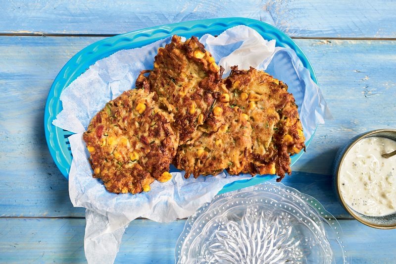 Tuna-Fritters-with-Tzatziki