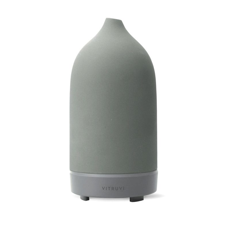 A Vitruvi Charcoal Stone Diffuser.