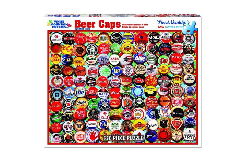 White Mountain Puzzles Beer Bottle Caps