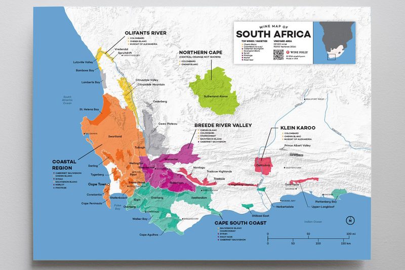 wine folly south africa map