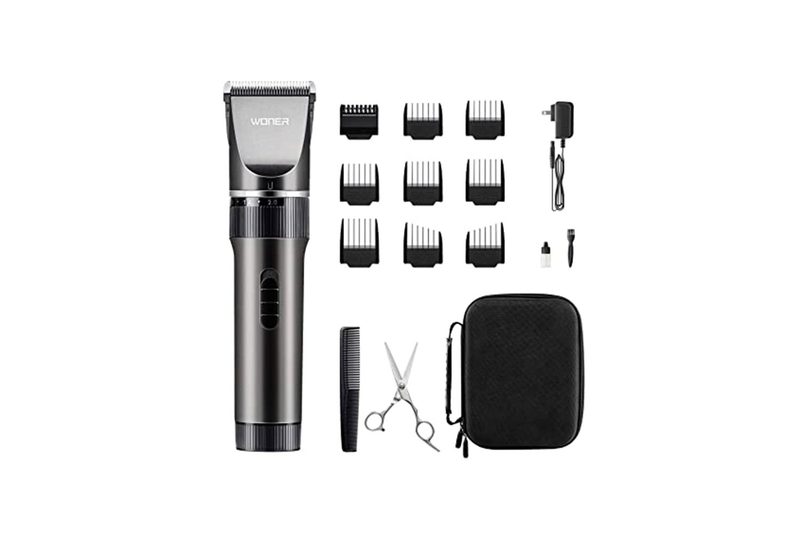 WONER Quiet Cordless Rechargeable Hair Clippers