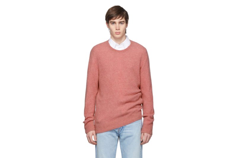 A.P.C. - Pink Lorenz Crewneck Sweater
