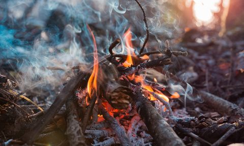 Camping fire